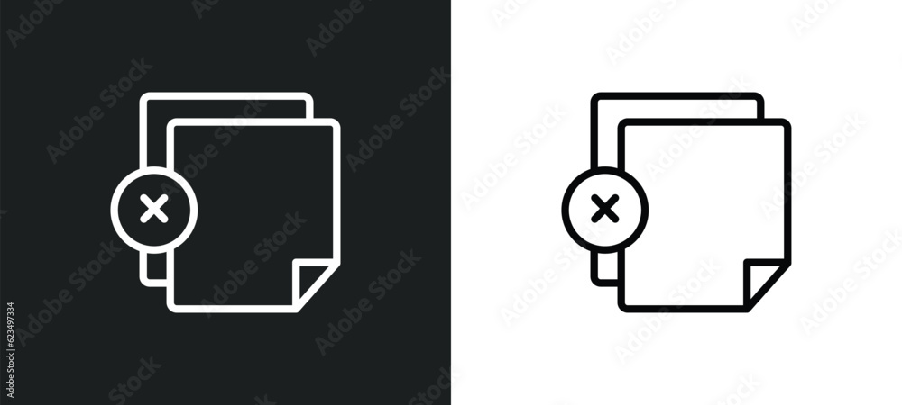 Poster add new document icon isolated in white and black colors. add new document outline vector icon from 