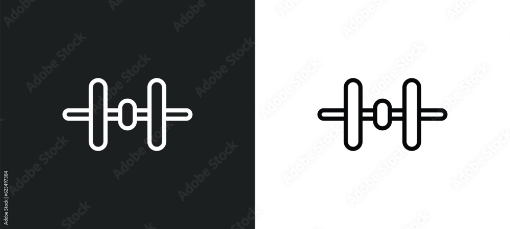 Poster vertical align icon isolated in white and black colors. vertical align outline vector icon from user