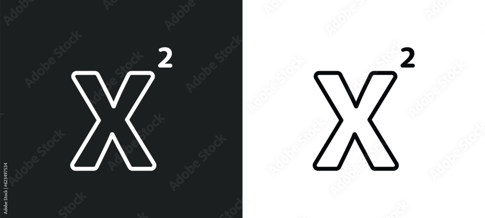 Poster superscript icon isolated in white and black colors. superscript outline vector icon from user interface collection for web, mobile apps and ui.