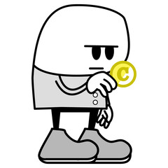 モンスターとコイン