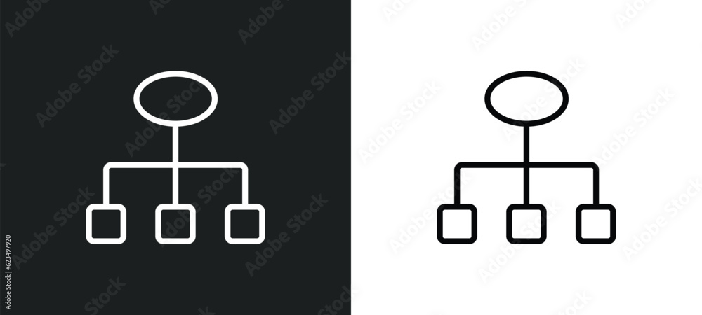 Poster simple chart interface icon isolated in white and black colors. simple chart interface outline vector icon from user interface collection for web, mobile apps and ui.