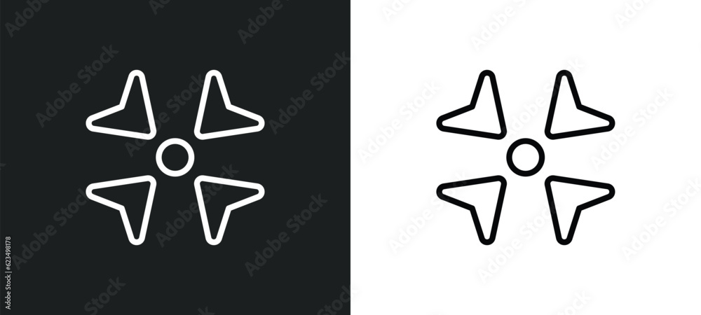 Poster reduce icon isolated in white and black colors. reduce outline vector icon from user interface colle