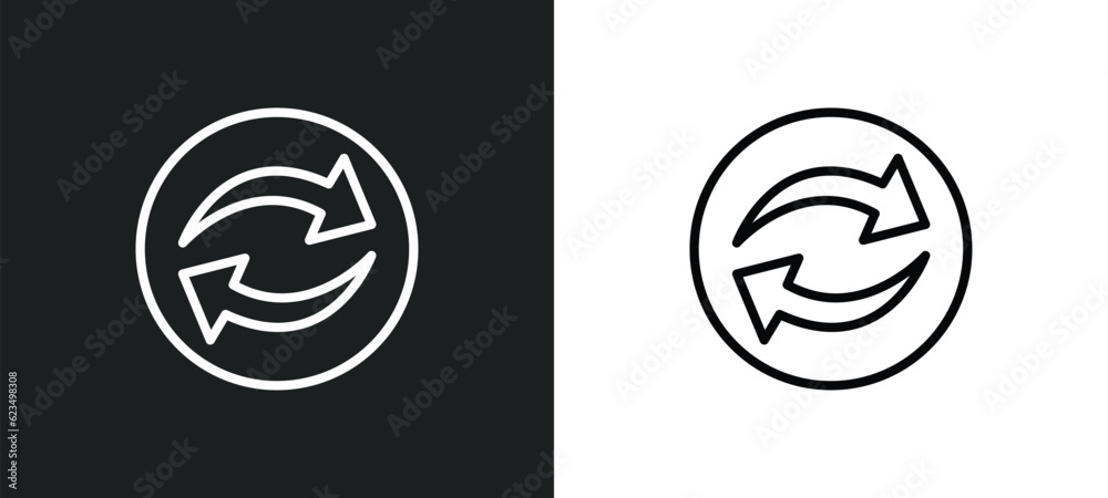 Poster continuous icon isolated in white and black colors. continuous outline vector icon from user interfa