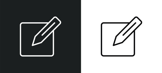 make icon isolated in white and black colors. make outline vector icon from user interface collection for web, mobile apps and ui.