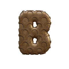 Vintage Deco Artdeco 3D Alphabet or PNG Letters