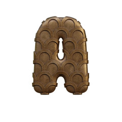 Vintage Deco Artdeco 3D Alphabet or PNG Letters