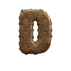Vintage Deco Artdeco 3D Alphabet or PNG Letters