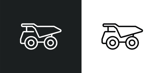 haul icon isolated in white and black colors. haul outline vector icon from transportation collection for web, mobile apps and ui.