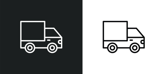 heavy vehicle icon isolated in white and black colors. heavy vehicle outline vector icon from transport collection for web, mobile apps and ui.