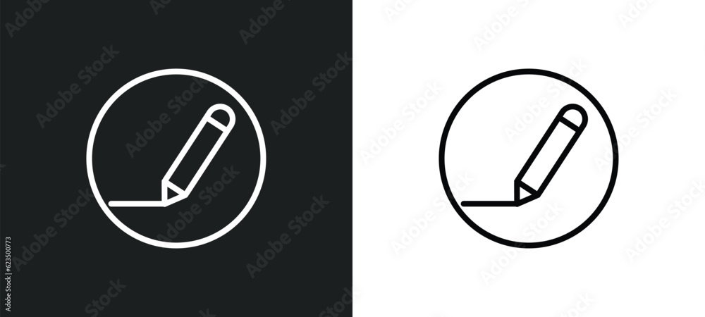 Poster edit tools icon isolated in white and black colors. edit tools outline vector icon from tools and ut