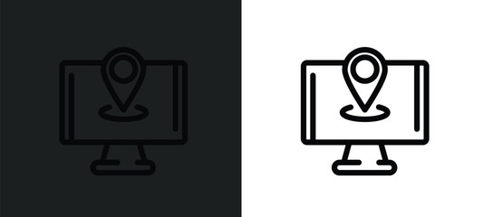 holiday icon isolated in white and black colors. holiday outline vector icon from technology collection for web, mobile apps and ui.