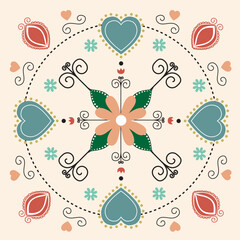 ceramic tile pattern, colorful seamless floral background, vintage decorative wallpaper, Portugal ornament, Moroccan mosaic, pottery folk print, Spanish tableware, vintage tiles design, vector