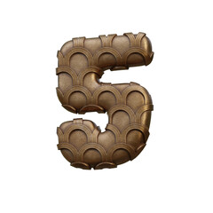 Vintage Deco Artdeco 3D Alphabet or PNG Letters