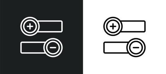 pros and cons icon isolated in white and black colors. pros and cons outline vector icon from social media marketing collection for web, mobile apps ui.