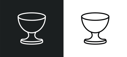 laver of washing icon isolated in white and black colors. laver of washing outline vector icon from religion collection for web, mobile apps and ui.