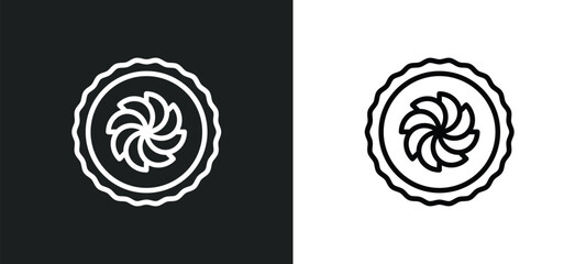 cake icon isolated in white and black colors. cake outline vector icon from religion collection for web, mobile apps and ui.