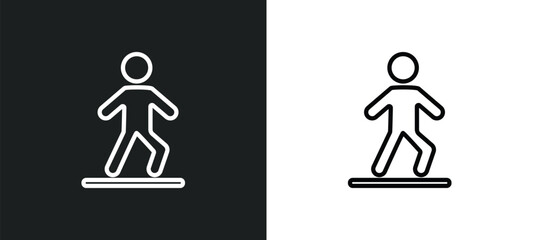 bast icon isolated in white and black colors. bast outline vector icon from people collection for web, mobile apps and ui.