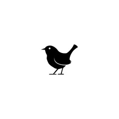 bird vector illustration for an icon,symbol or logo. bird template logo