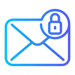 lock gradient icon
