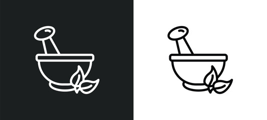 flower therapy icon isolated in white and black colors. flower therapy outline vector icon from nature collection for web, mobile apps and ui.