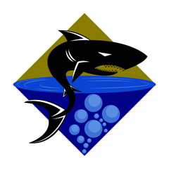 shark logo icon