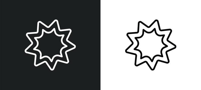 cookie cutter icon isolated in white and black colors. cookie cutter outline vector icon from kitchen collection for web, mobile apps and ui.
