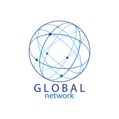 Global network logo