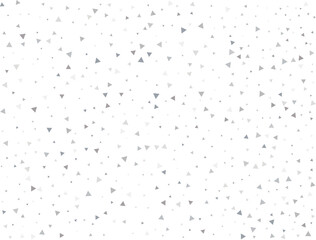 Birthday Silver Triangular Confetti