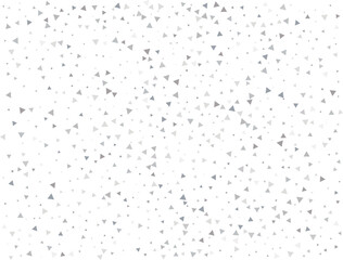 Birthday Silver Triangular Confetti