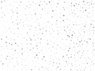 Birthday Silver Triangular Confetti