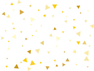 Golden Triangular Confetti