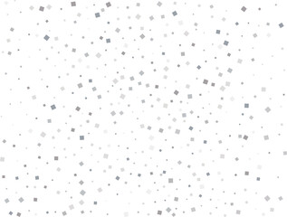 Magic Silver Square Confetti