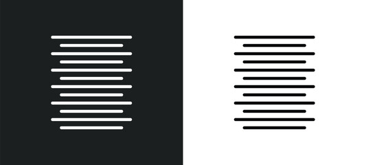 center alignment icon isolated in white and black colors. center alignment outline vector icon from geometric figure collection for web, mobile apps and ui. - obrazy, fototapety, plakaty