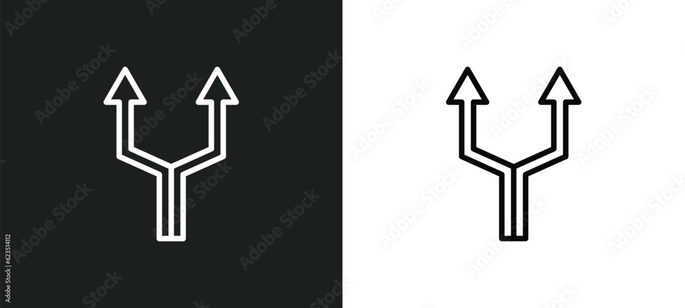 Poster parallel icon isolated in white and black colors. parallel outline vector icon from geometry collect