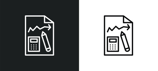 ecommerce strategy icon isolated in white and black colors. ecommerce strategy outline vector icon from general collection for web, mobile apps and ui.
