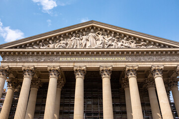 The Church of Sainte-Marie-Madeleine in Paris, France