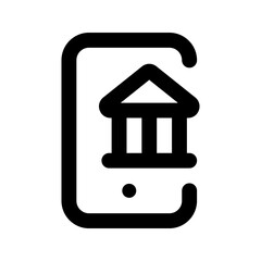 mobile banking icon