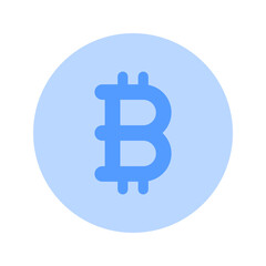 bitcoin duotone icon