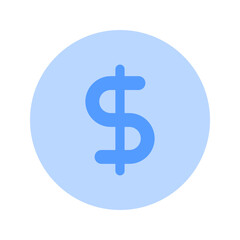 dollar duotone icon
