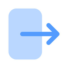 exit duotone icon
