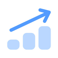 growth duotone icon