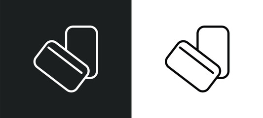 mint gum icon isolated in white and black colors. mint gum outline vector icon from dentist collection for web, mobile apps and ui.