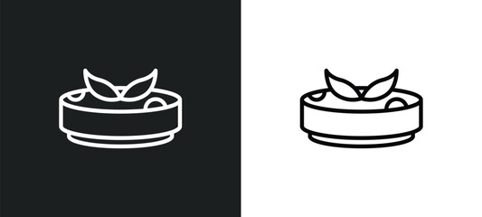 gazpacho icon isolated in white and black colors. gazpacho outline vector icon from culture collection for web, mobile apps and ui.