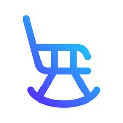 retirement gradient fill icon