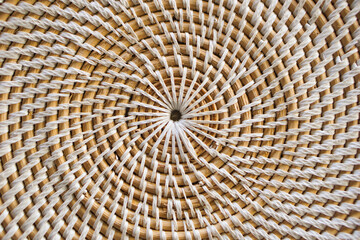 round rattan bag from Bali