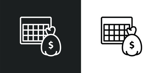 economy games icon isolated in white and black colors. economy games outline vector icon from business collection for web, mobile apps and ui.