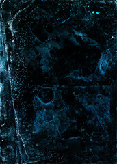 Fototapeta na wymiar Cold Dark Grunge Textures Overlay 11