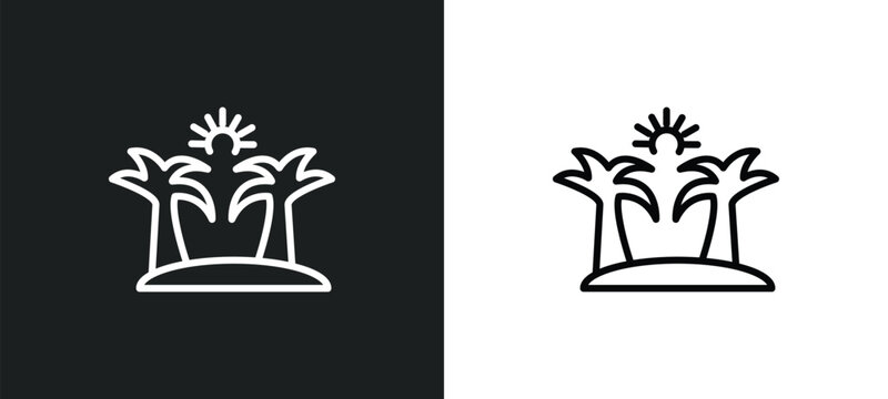 summer icon isolated in white and black colors. summer outline vector icon from weather collection for web, mobile apps and ui.
