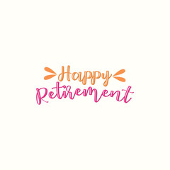hppy retirement t shirt design