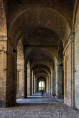 Fototapeta na wymiar Palazzo della Pilotta, Parma, Italia. Architettura antica